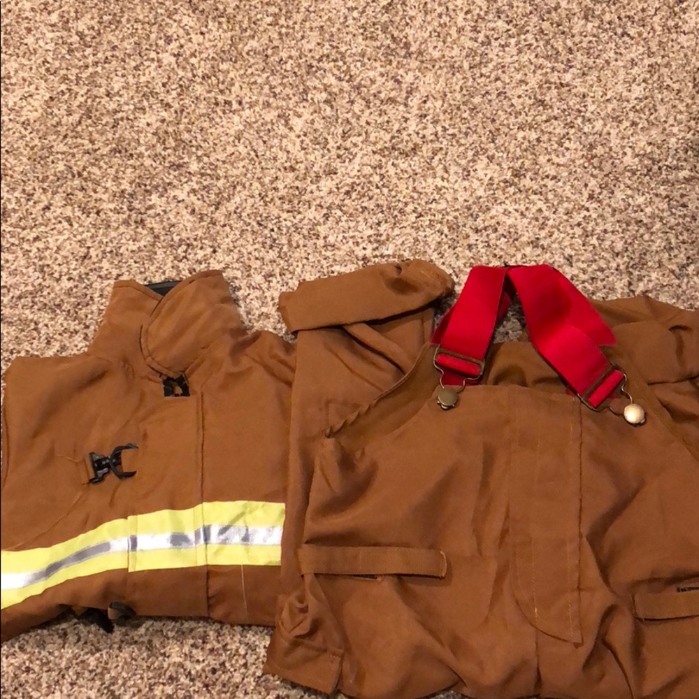 Kids firefighter costume - 2 piece.